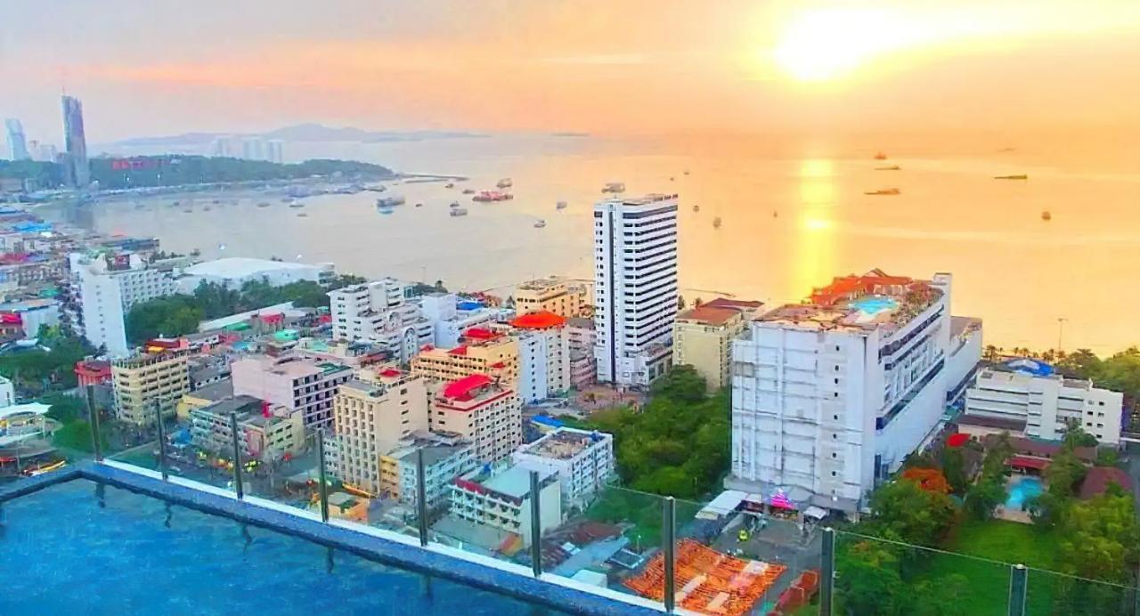 Great Location With Infinity Pool - Central Pattaya Apartment Exterior foto
