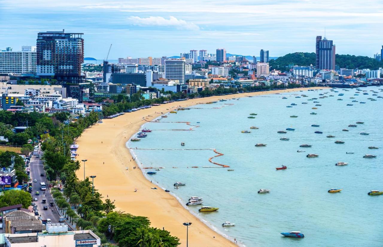 Great Location With Infinity Pool - Central Pattaya Apartment Exterior foto