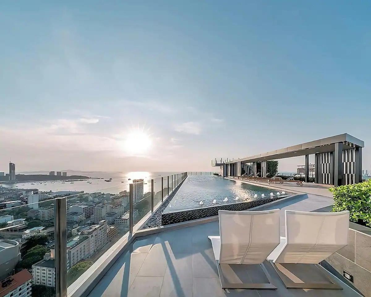 Great Location With Infinity Pool - Central Pattaya Apartment Exterior foto