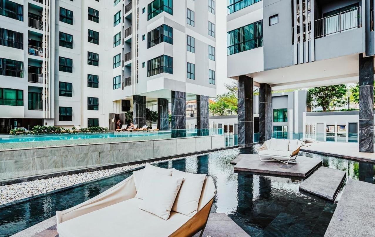 Great Location With Infinity Pool - Central Pattaya Apartment Exterior foto